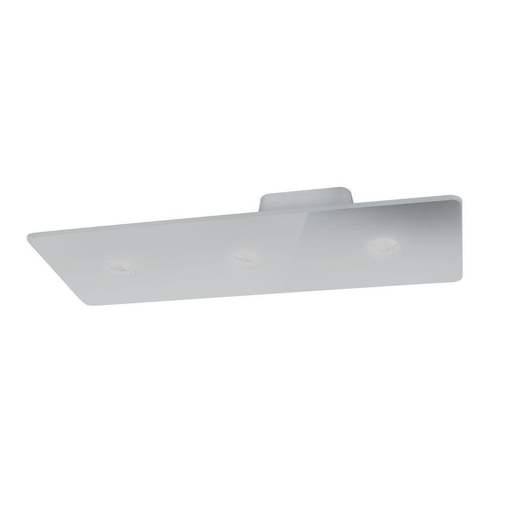 UPC 046677799304 product image for Philips Ceiling Mounted Lighting Tabla 3-Light LED Glossy White Semi Flush Mount | upcitemdb.com