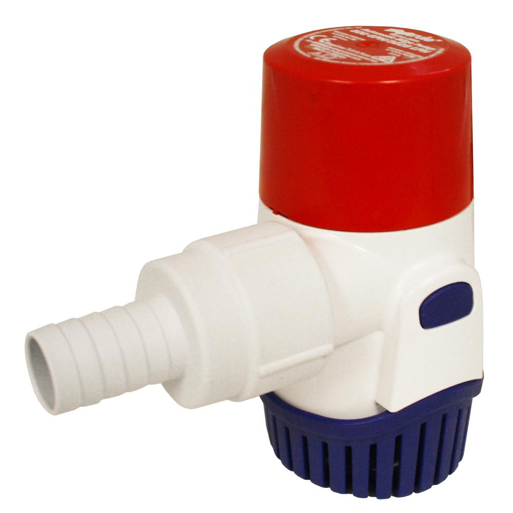 Rule 0.018 HP Submersible 12-Volt Manual Bilge Pump by Rule