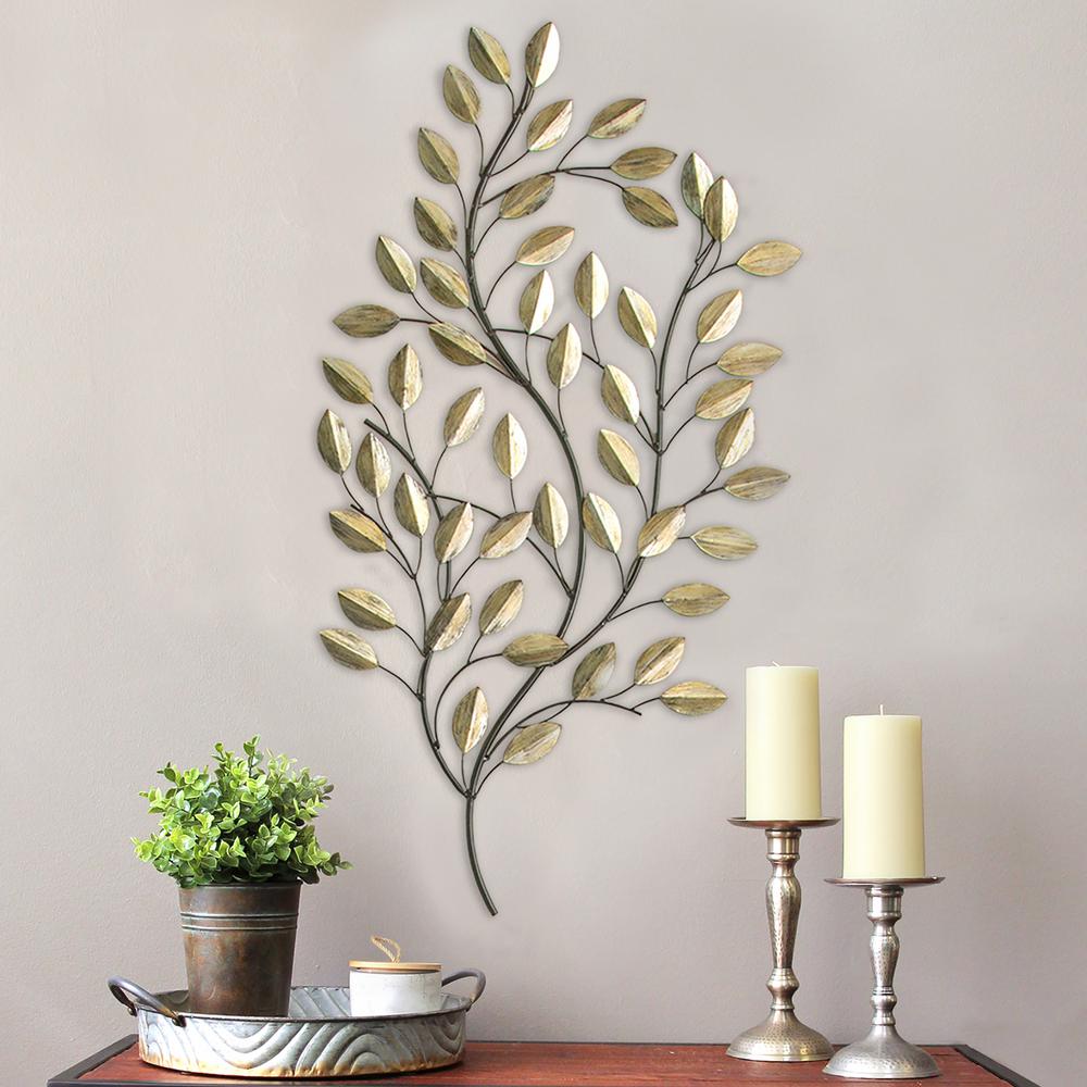 Stratton Home  Decor  Golden Fields Metal  Wall  Decor  S09583 