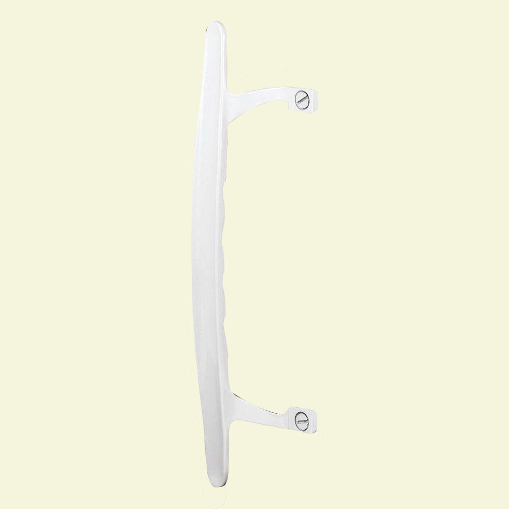 Prime Line 6 5 8 In White Painted Diecast Sliding Patio Door Pull