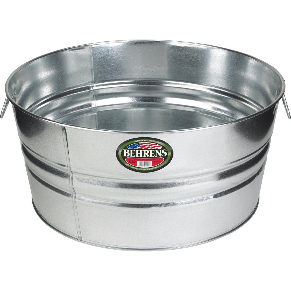 Behrens 17 Gal Galvanized Utility Tub 3gs The Home Depot
