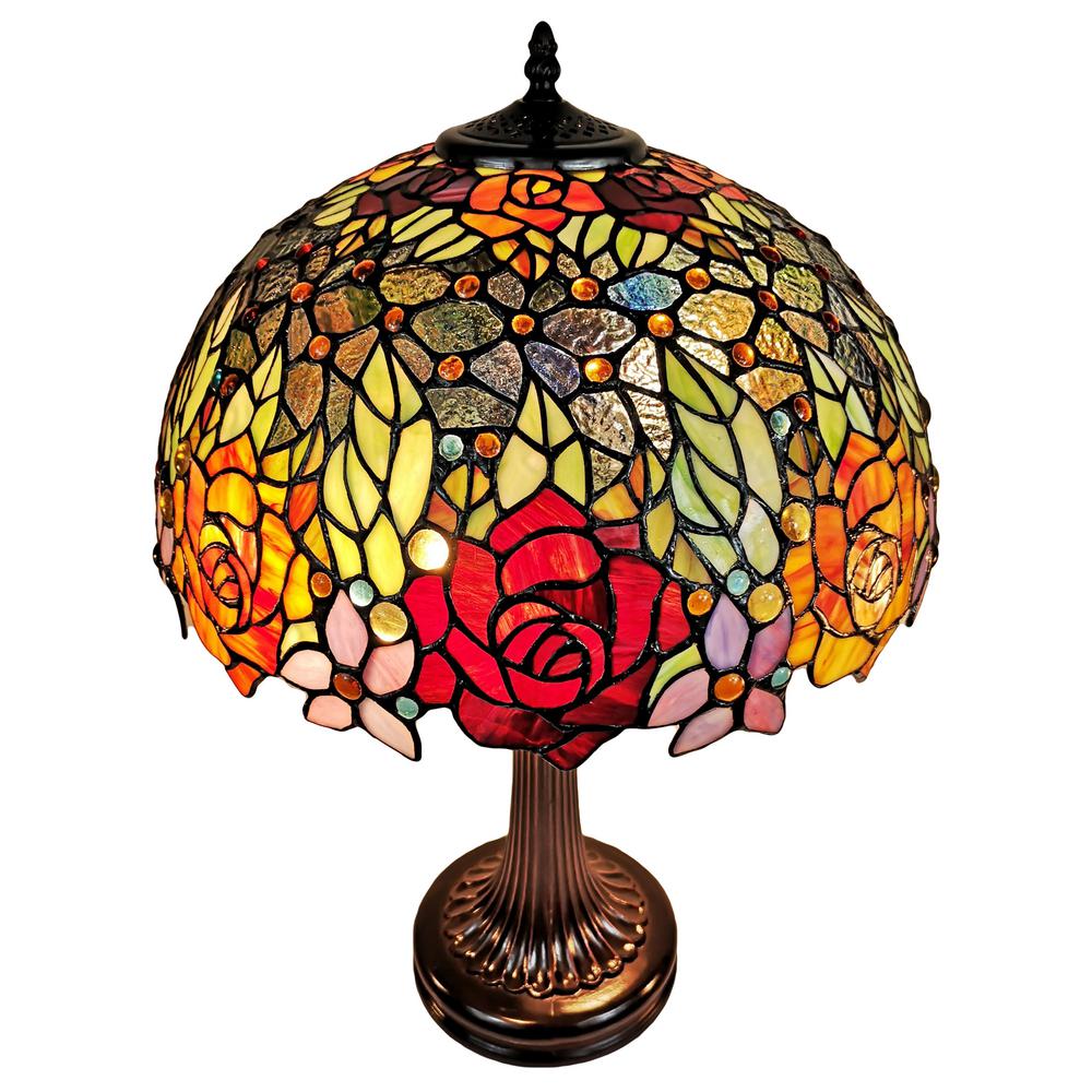 red tiffany table lamps