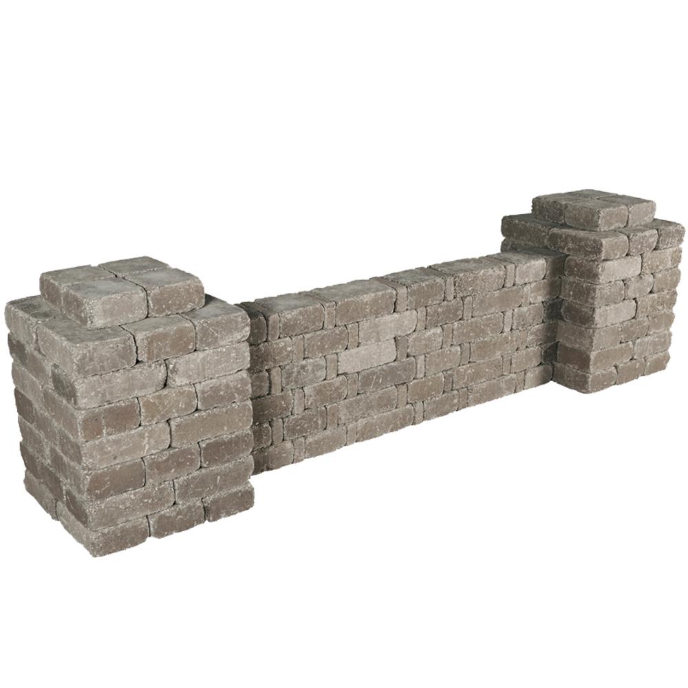 GTIN 748089000909 product image for Pavestone Landscaping Supplies 103.2 in. x 28 in. RumbleStone Column/Wall Kit in | upcitemdb.com