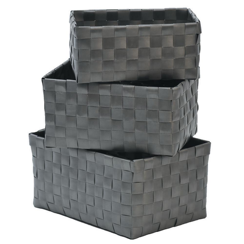 grey cube bins
