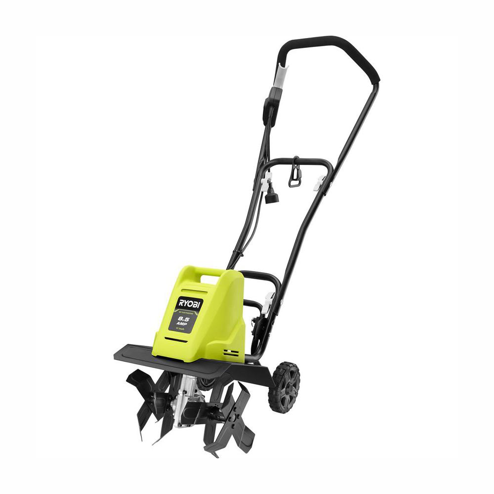 RYOBI 11 in. 8.5 Amp Corded Cultivator-RYAC700 - The Home Depot