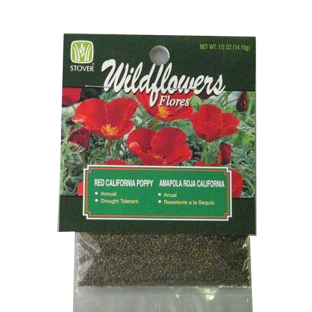 Stover Red Poppy California Seed790526 The Home Depot