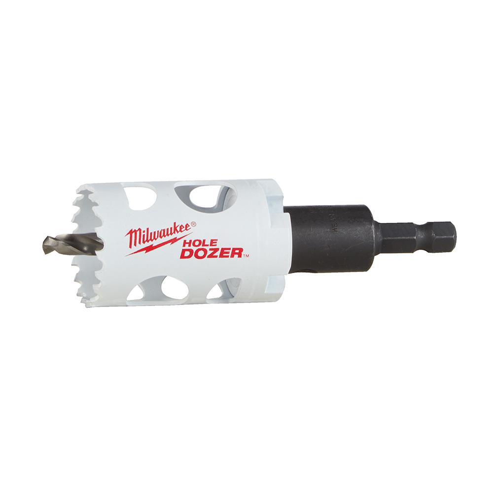 Milwaukee 1-3/8 in. HOLE DOZER Bi-Metal Hole Saw with 3/8 in. Arbor and