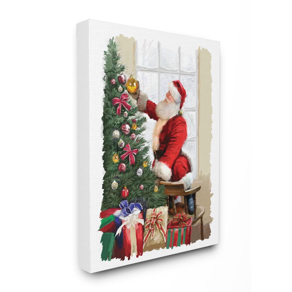 Stupell Industries 30 In X 40 Holiday Santa Decorating