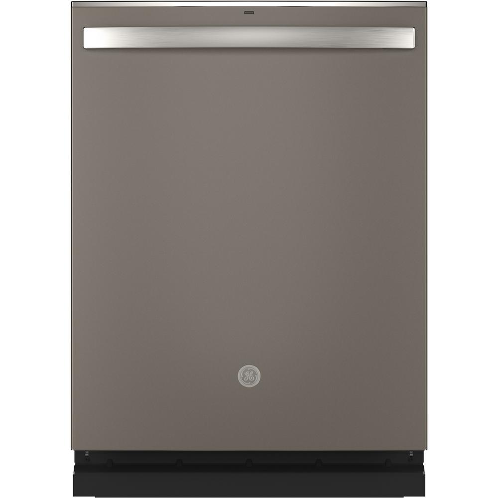 GE Top Control Tall Tub Dishwasher in Slate with Stainless Steel Tub ...