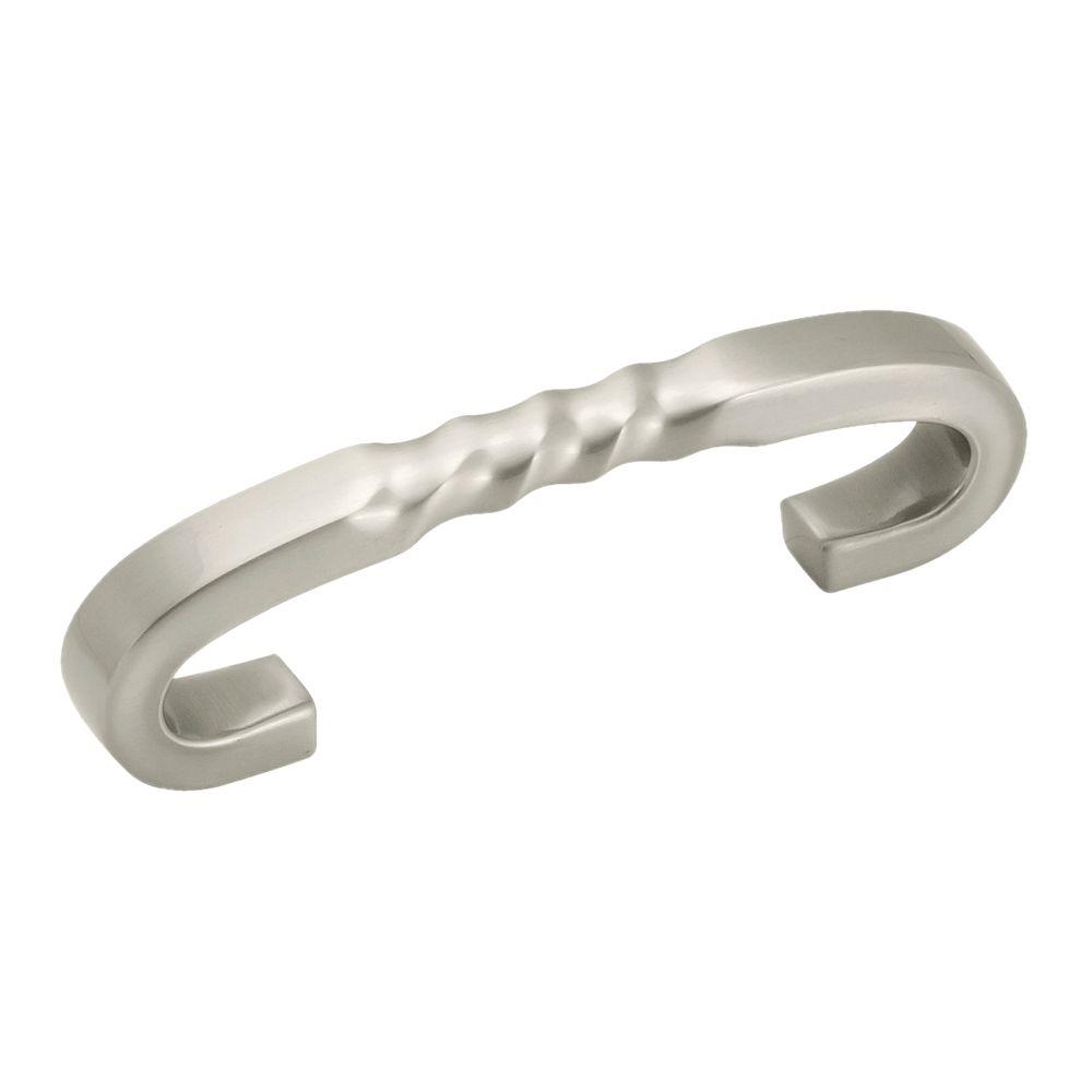 Amerock Inspirations 3 In Satin Nickel Rope Pull Bp1584g10 The Satin Nickel Rope Pull