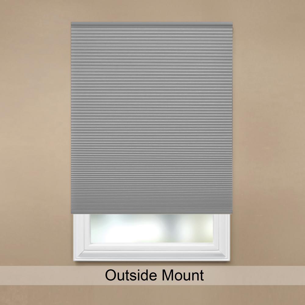 Home Decorators Pewter 48in Drop Cordless Blackout Cellular Shade
