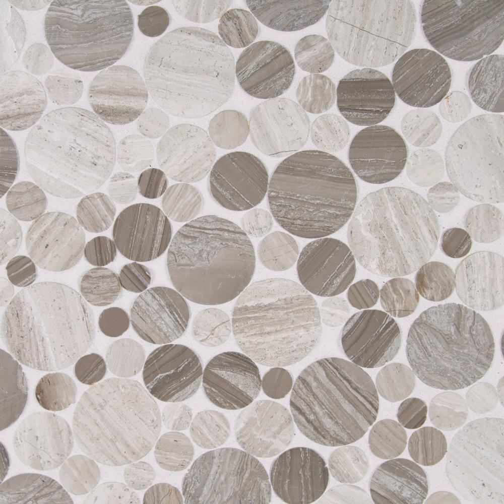 Msi Serenity Stone River Rock 12 In X 10mm Marble Mesh Msi Serenity Stone River Rock 12 In X 10mm Marble Mesh