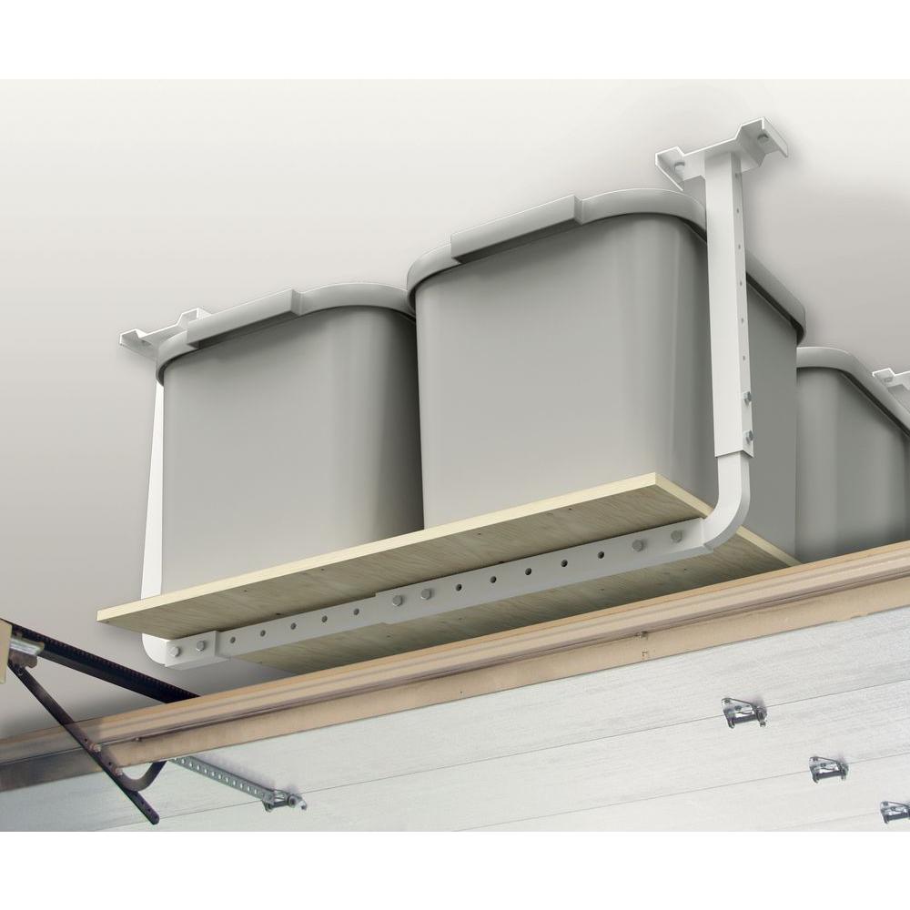 Hyloft 33 In W X 34 In D Adjustable Garage Ceiling Mount Storage Racks