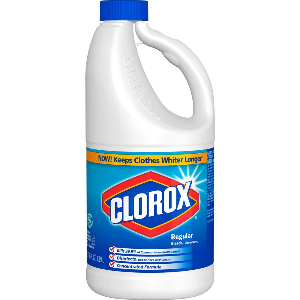 Clorox 64 oz. Regular Concentrated Liquid Bleach-4460030769 - The Home ...