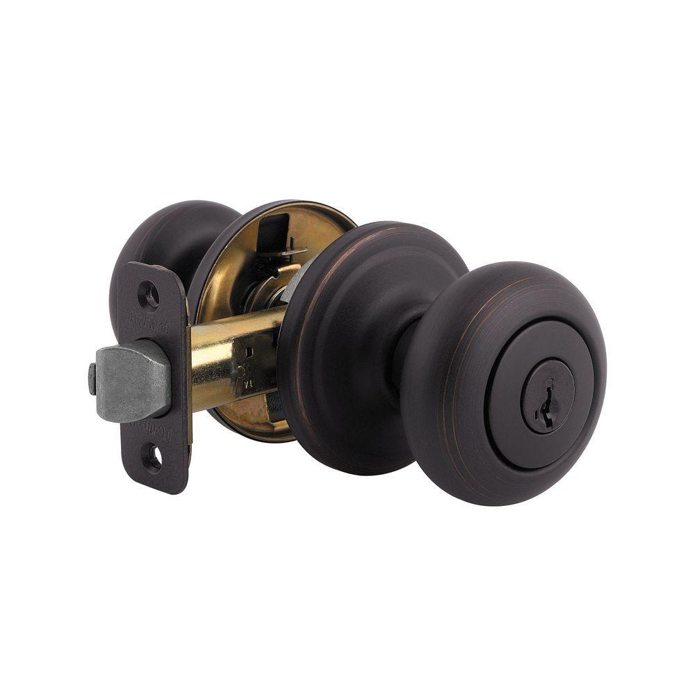 Gatehouse Gallo Antique Brass Single Cylinder Deadbolt Keyed Entry