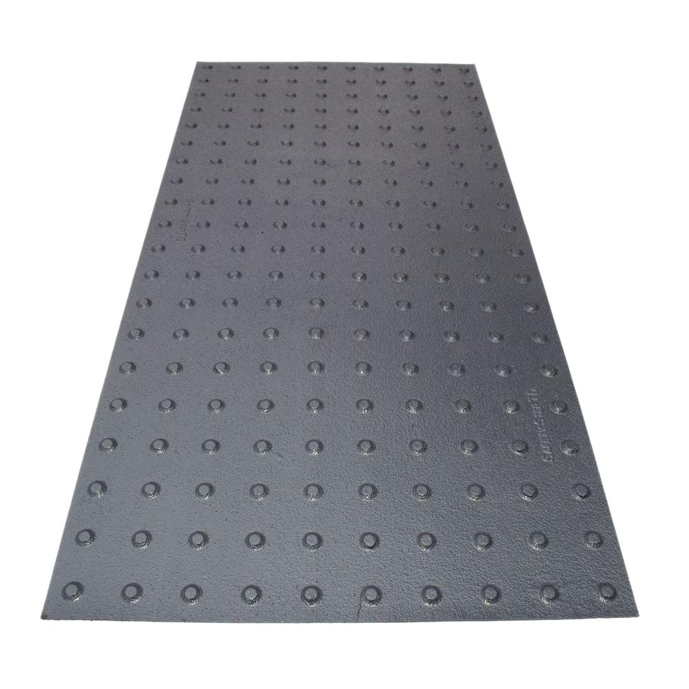 Safety Step Td Powerbond 48 In X 2 Ft Dark Gray Ada Warning