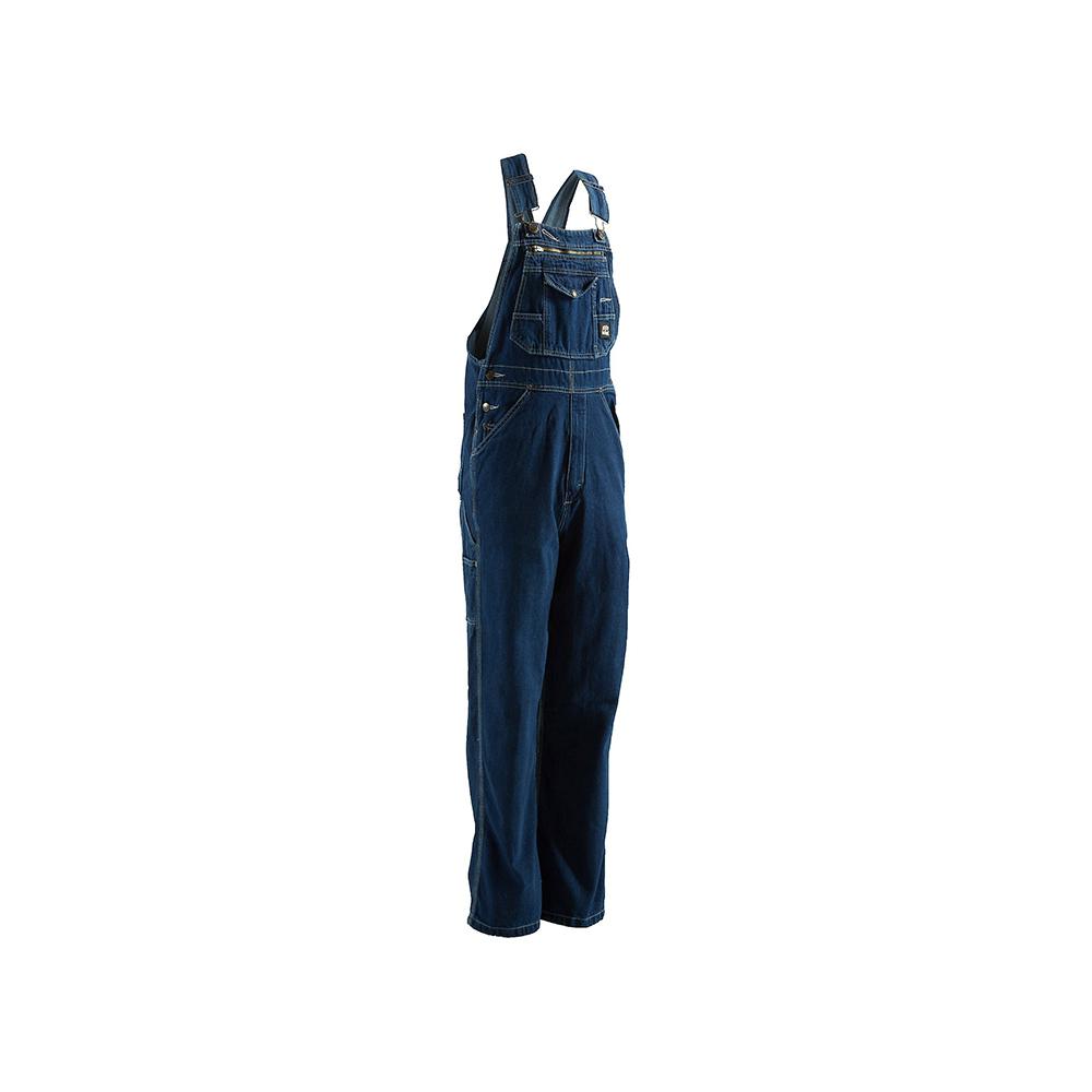 denim workwear with bib