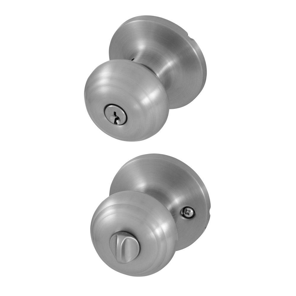 UPC 814113017707 product image for Honeywell Classic Satin Nickel Entry Door Knob | upcitemdb.com