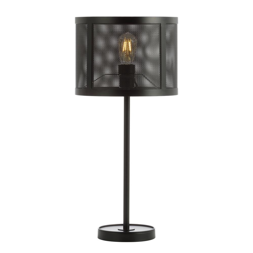 7 x 20 x 7 Black//Silver 7 x 20 x 7 JONATHAN Y Jonathan Y JYL4029A Table Lamp