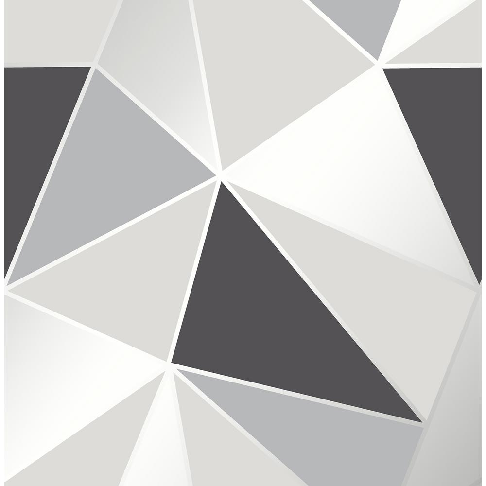 black and white geometric wallpaper