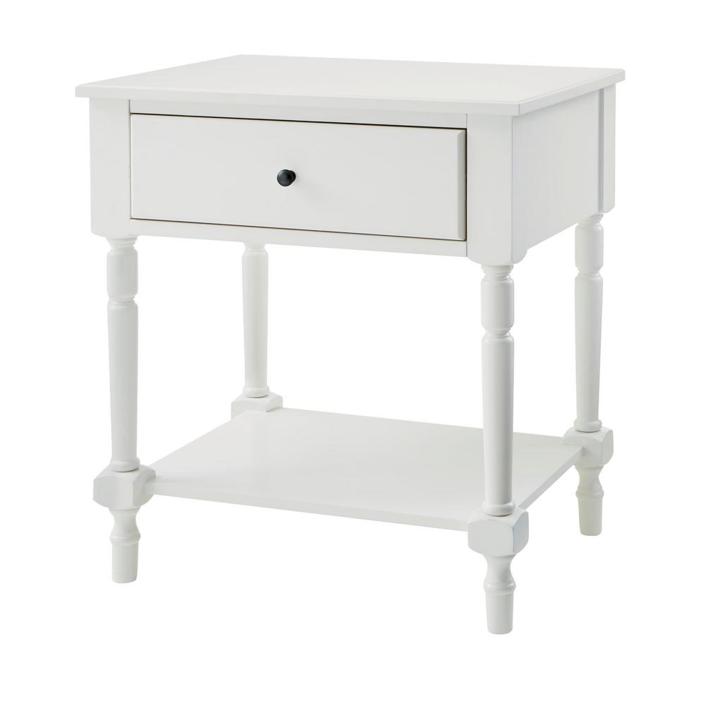 Home Decorators Collection White Nightstands Bedroom Furniture The Home Depot