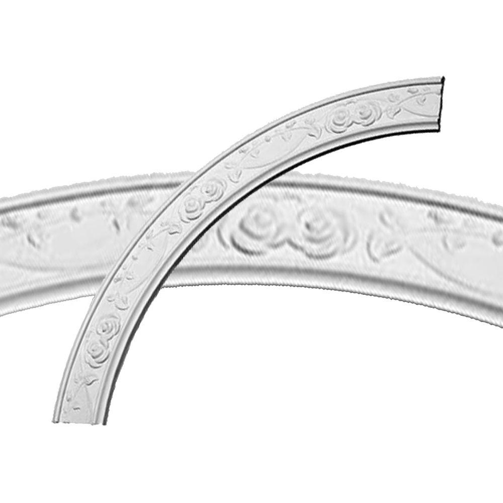 Ekena Millwork 41 In Flower Ceiling Ring Cr41fl The Home Depot Flower Ceiling Ring