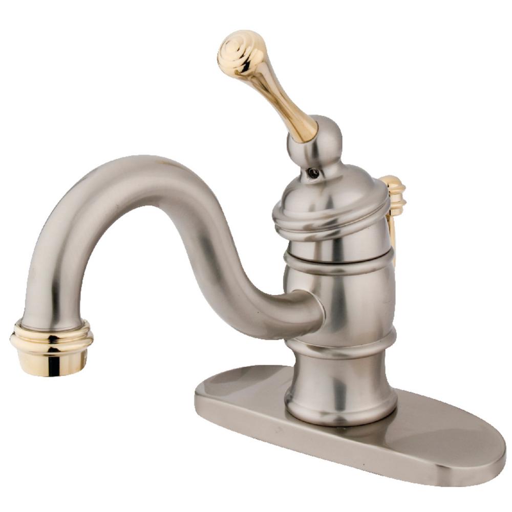 Kingston Brass Victorian Single Hole SingleHandle Bathroom Faucet in