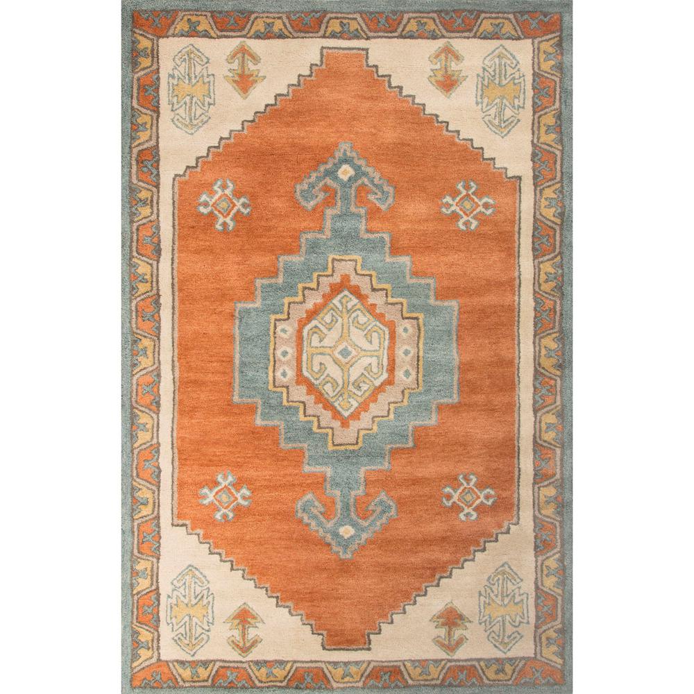 Jaipur Living HandTufted Apricot Orange 2 ft. x 3 ft. Tribal Accent