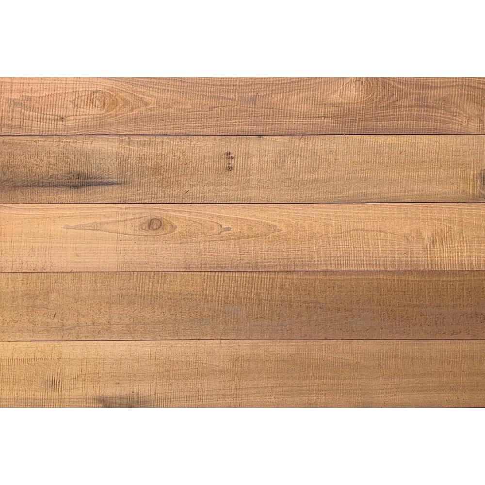 Easy Planking Thermo-treated 1/4 in. x 5 in. x 4 ft. Brown Barn Wood 