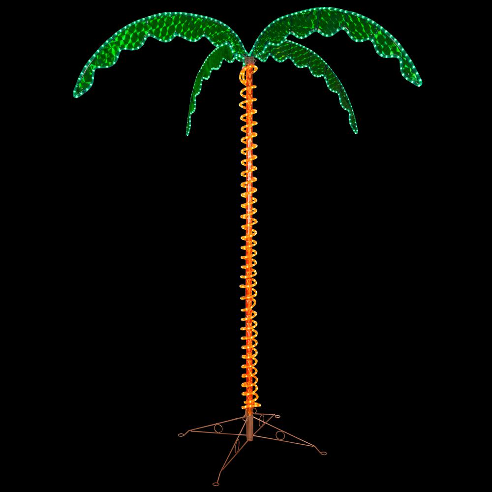 Wintergreen Lighting 7 ft. Holographic LED Lighted Palm Tree69248
