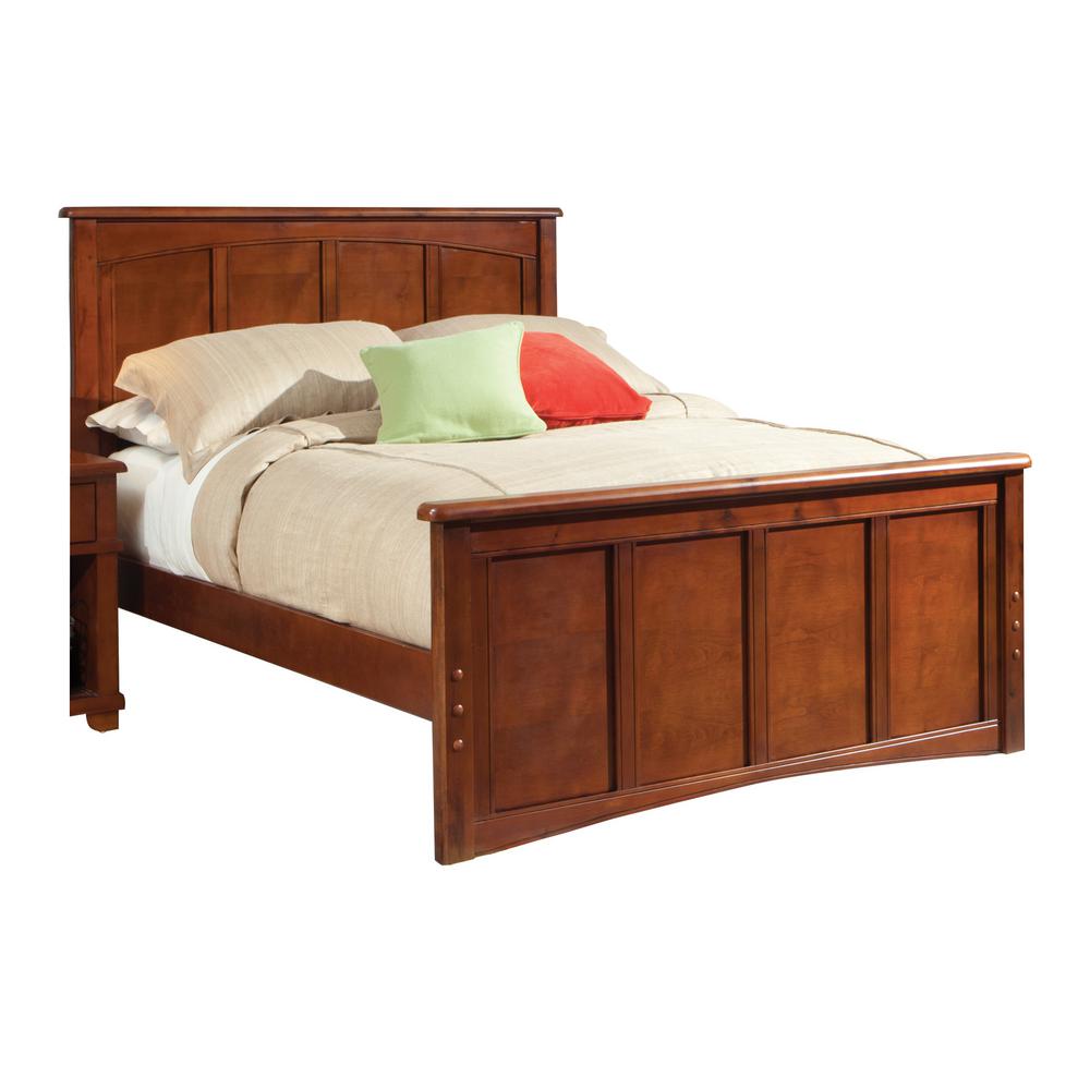 Headboard Only Bed Frame Kids Beds Headboards Bedroom Woodridge Chestnut Full Panel Bed