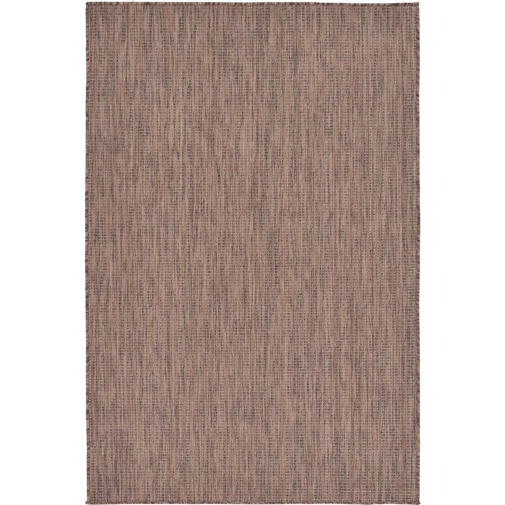 Unique Loom Outdoor Light Brown 4 X 6 Indoor Rug 3128951 Unique Loom Outdoor Light Brown 4 X 6 Indoor Rug