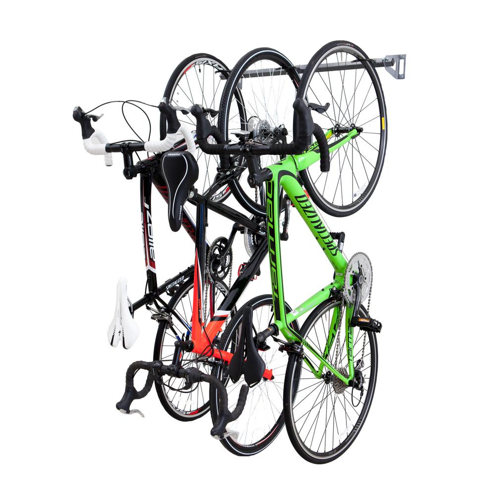 Monkey Bars 35 in. 3Bike Storage Rack01003 The Home Depot