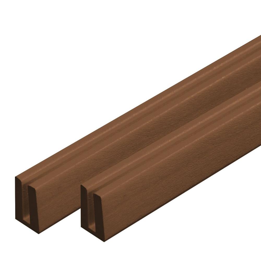 Veranda 4 ft. Sierra Cedar Vinyl Lattice Cap (2Pack)73004696 The