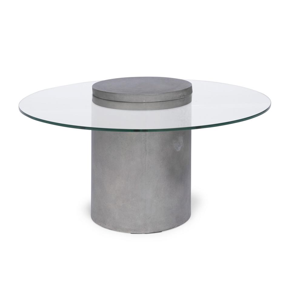 Illusion Gray Concrete And Gl Coffee Table Illusion Gray Concrete And Gl Coffee Table