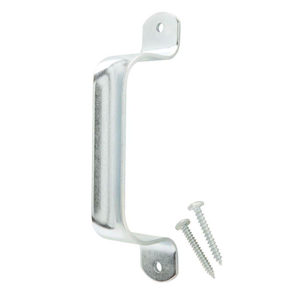 Everbilt 6 1 2 In Zinc Plated Heavy Duty Door Pull 15460 The Home Zinc Plated Heavy Duty Door Pull