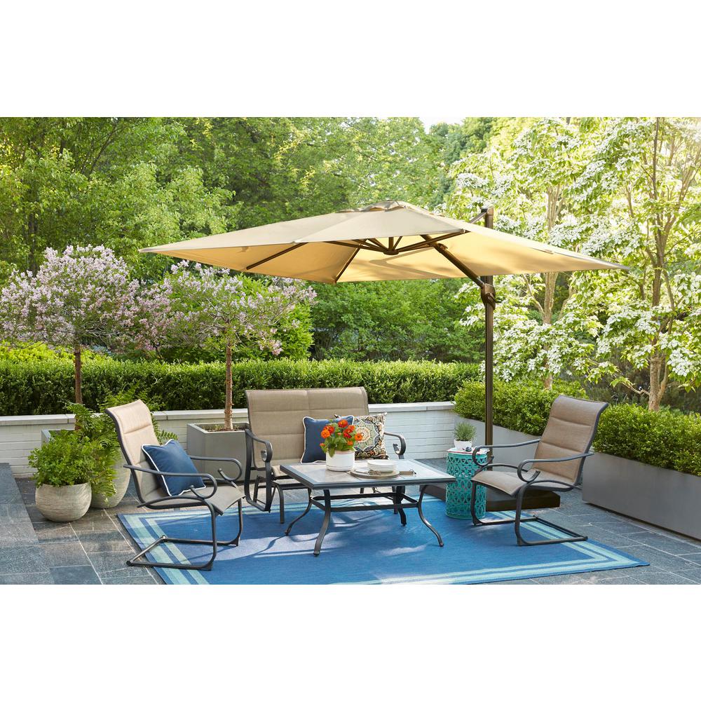 Hampton Bay Cantilever Umbrellas Patio Umbrellas The Home Depot