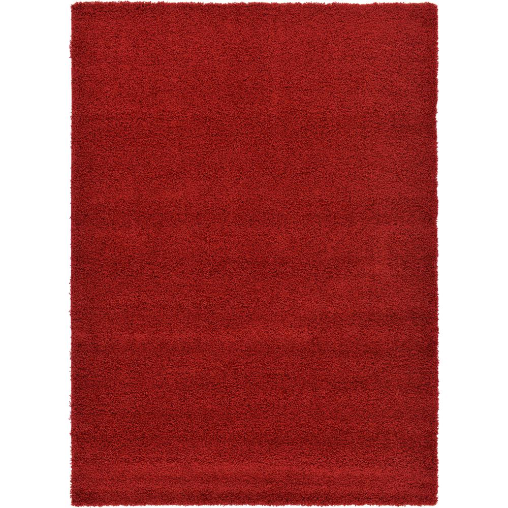 Unique Loom Solid Cherry Red 7 X 10 Rug 3126275 The Home Depot Unique Loom Solid Cherry Red 7 X 10 Rug
