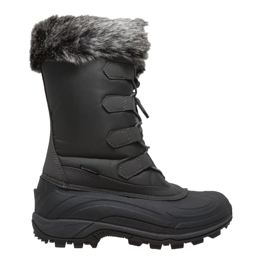 black winter boots