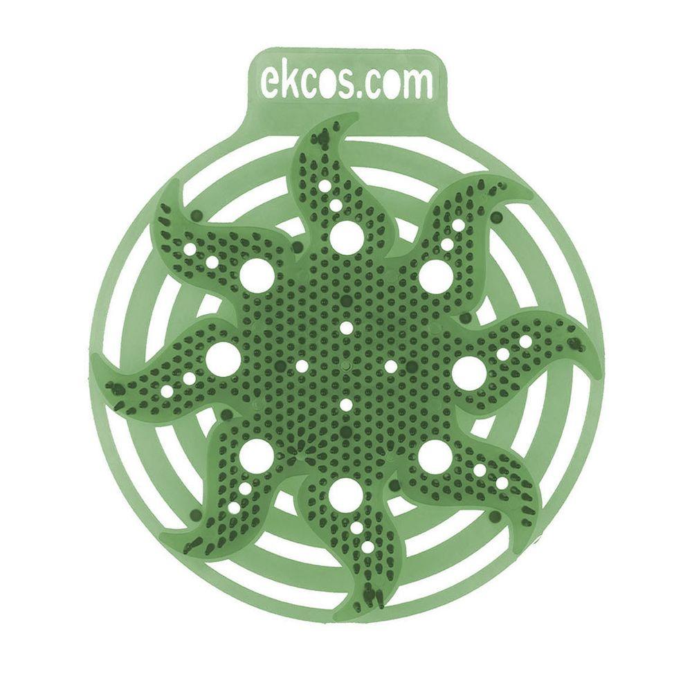 Pine Fragrance AntiSplash Green Urinal Screen (10 per Box)PWR9G