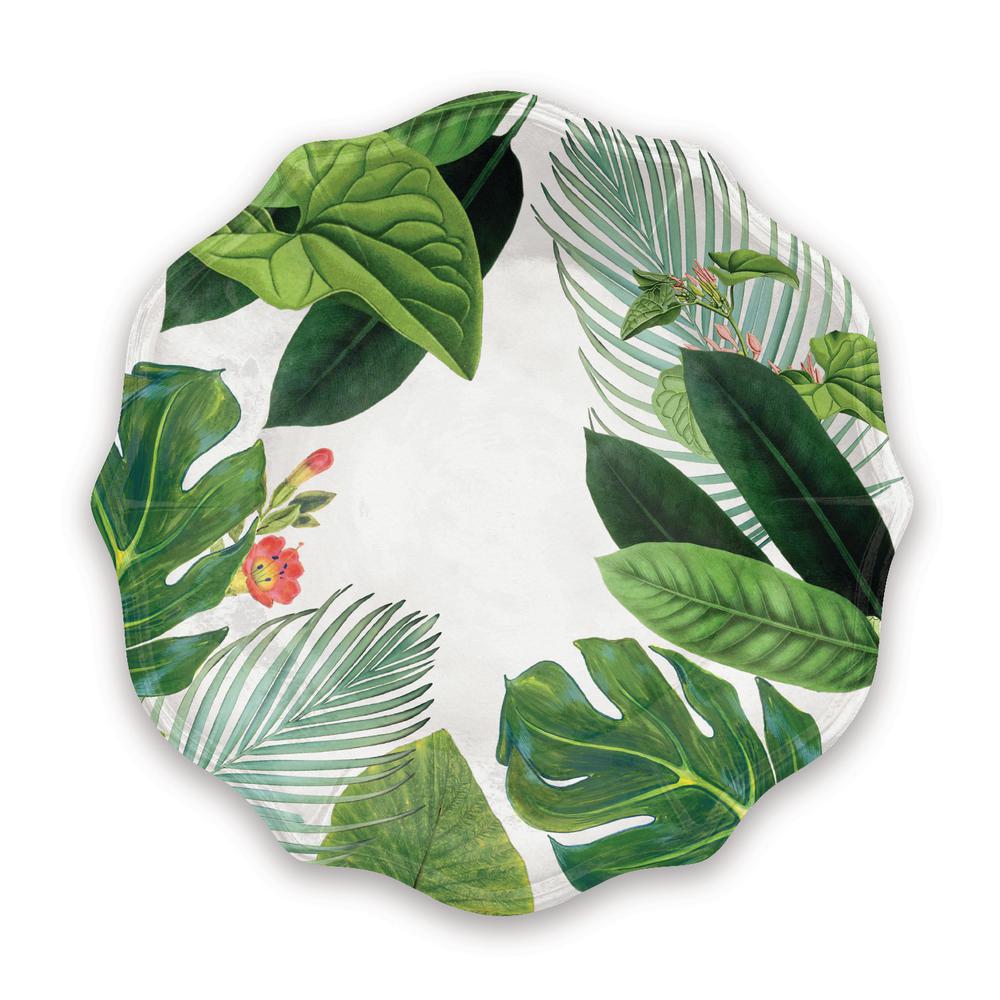UPC 789313192977 product image for Amazon Floral Salad Plate (Set of 6), Green | upcitemdb.com