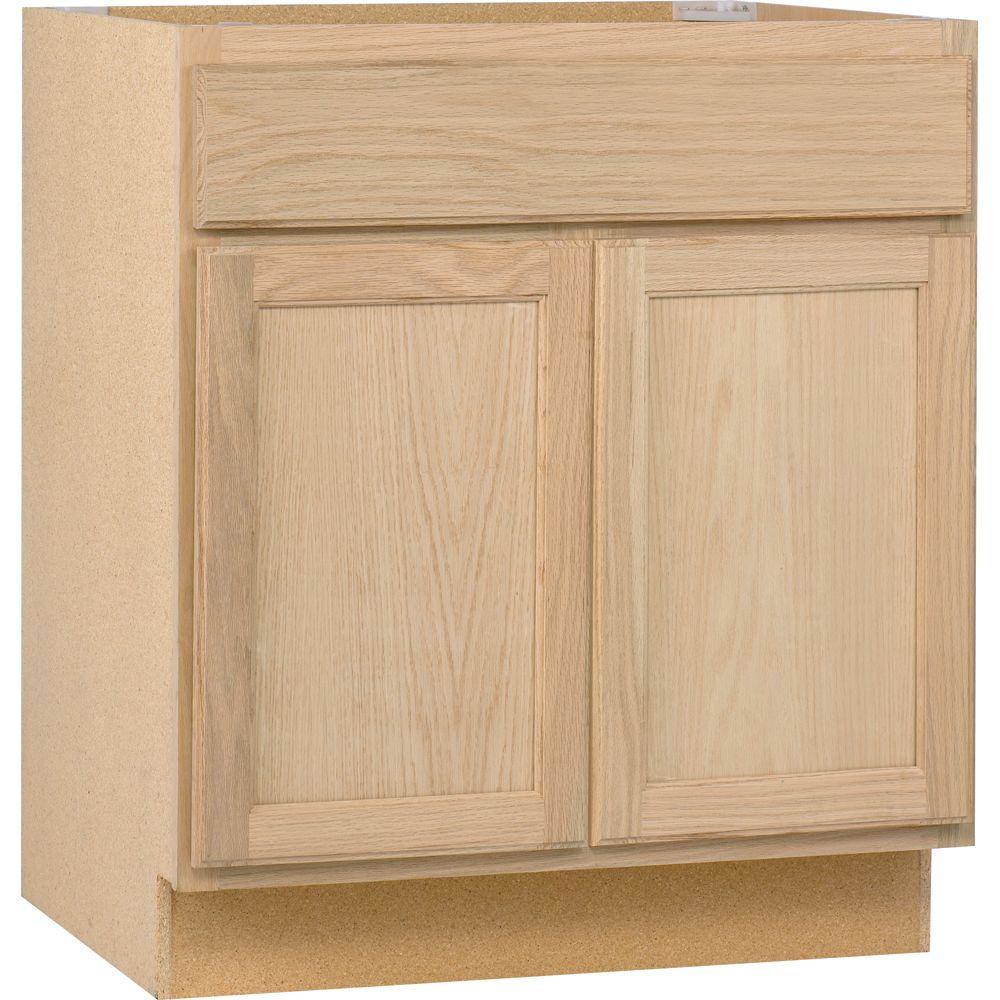 Unfinished Oak Assembled Kitchen Cabinets B30ohd 64 1000 