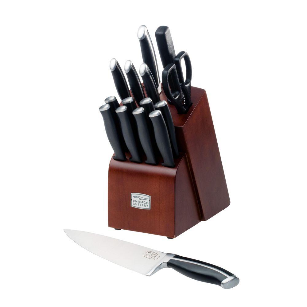 Chicago Cutlery Belmont 16 Piece Knife Set 1106276 The Home Depot