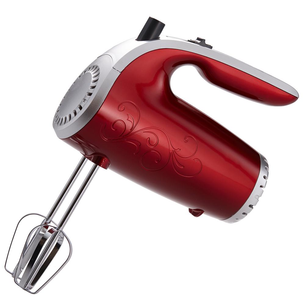 red hand mixer electric