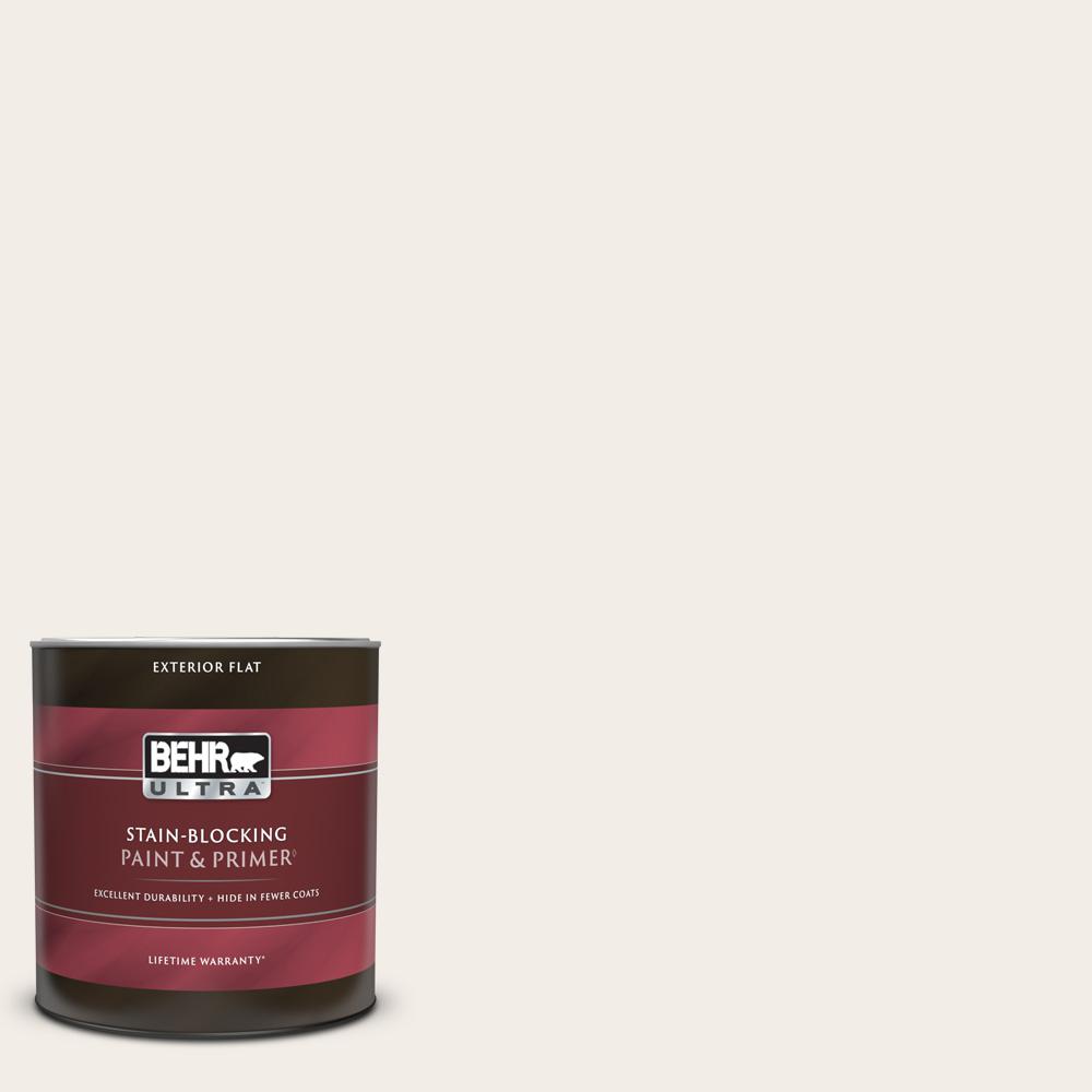 BEHR ULTRA 1 qt. RDW10 New House White Flat Exterior
