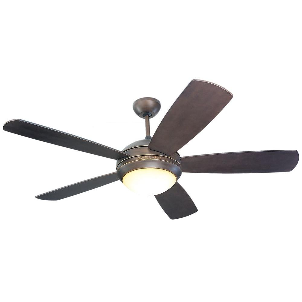 Monte Carlo Discus 52 In Roman Bronze Ceiling Fan