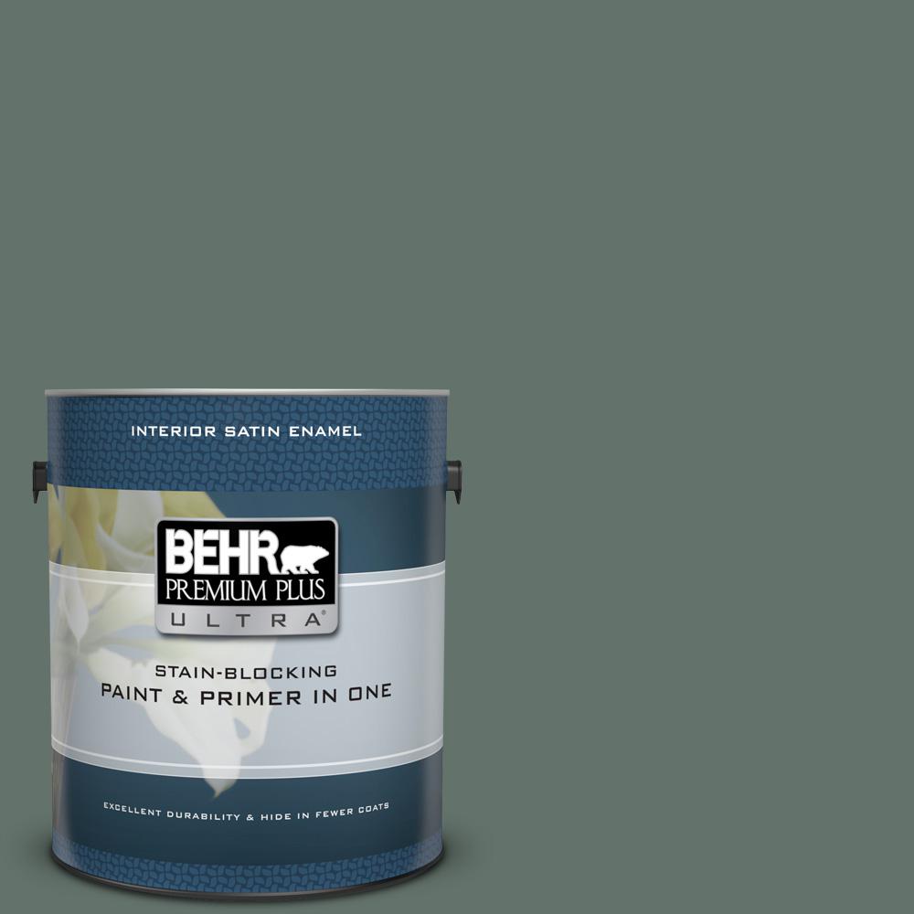 Behr Premium Plus Ultra 1 Gal Ul210 3 Heritage Park Satin Enamel Behr Premium Plus Ultra 1 Gal Ul210 3 Heritage Park Satin Enamel Interior