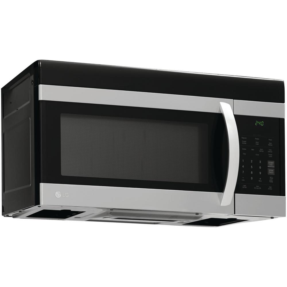Lg Electronics 1 7 Cu Ft Over The Range Microwave In Stainless Steel With Easyclean Lg Electronics 1 7 Cu Ft Over The Range Microwave In Stainless Steel With Easyclean
