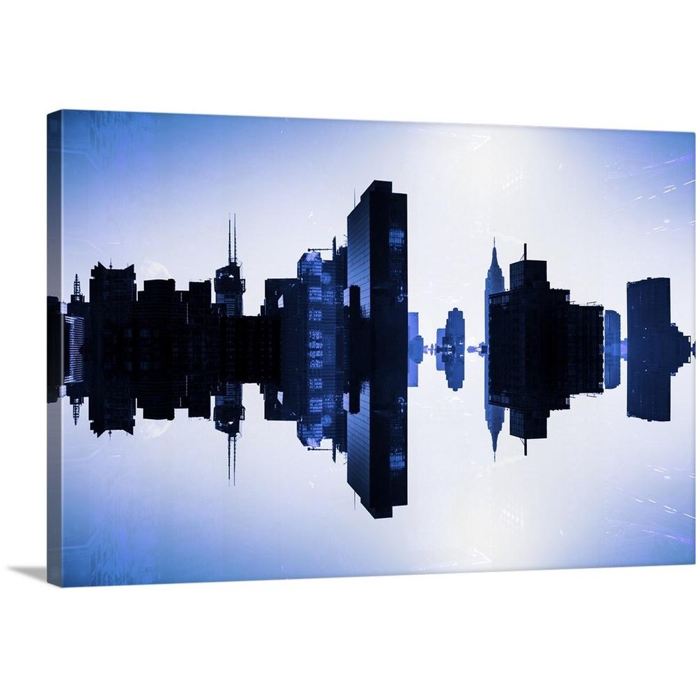 New York City Reflection Series By Philippe Hugonnard Canvas Wall Art