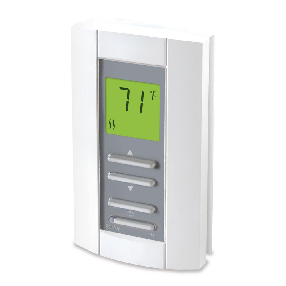 UPC 027418081520 product image for Cadet Single-Pole Digital Non-Programmable Line Voltage Thermostat in White | upcitemdb.com